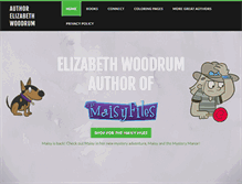 Tablet Screenshot of elizabethwoodrum.com